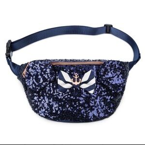 Disney Cruiseline - Loungefly Royal Blue Minnie Mouse Sequin Fanny Pack